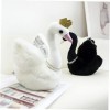 TOYANDONA 1 Pc Poupée Cygne Noir Jouet en Peluche De Cygne Coussins Rembourrés Peluche en Peluche Porte-clés en Peluche Dessi