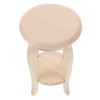 TOYANDONA 3 Pièces Tabouret De Maison De Poupée Chaise Haute Miniature Accessoires De Maison De Poupée Chaise Haute De Maison