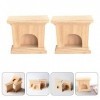 Zerodeko 4 Pièces Maison de Poupée Mini Cheminée à Bois Échelle 1/12 Modèle de Meubles de Cheminée Miniature Accessoire Décor