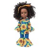 Uteruik Black Girl Doll 35,6 cm Poupée africaine américaine avec haut à manches longues et pantalon Costume pour filles Cadea