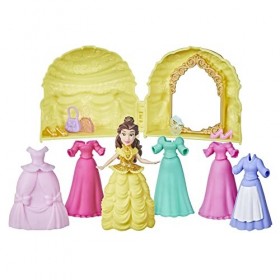 Disney Princesses Secret Styles, Mini Belle et Ses Tenues, Coffret poupée avec 6&nbsp;Tenues, Jouet pour Enfants, à partir de 4&nbsp;An