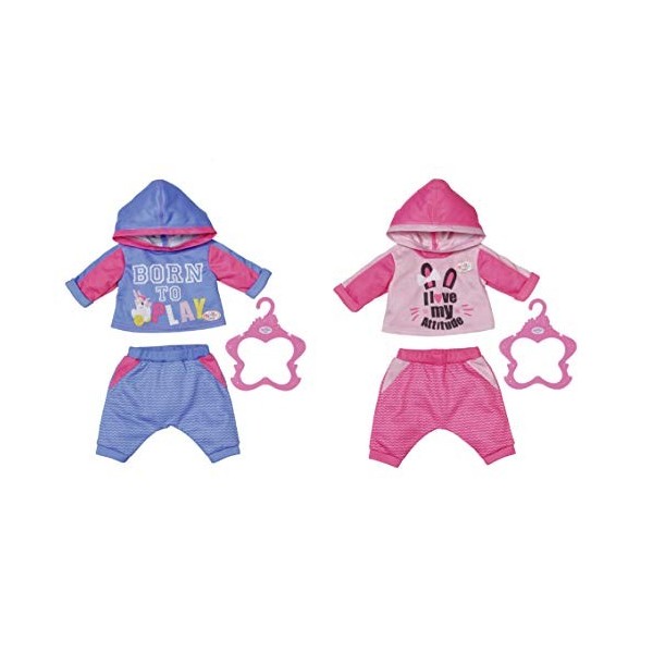 BABY born Jogging Suit 43cm - For Toddlers 3 Years & Up, Pack of 1, Assorted Color 
