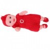 DAWH Poupée de Simulation, Robe Rouge BéBé PoupéEs Vinyle RéAliste pour Les Jouets