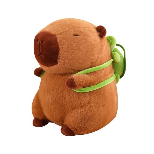 Fiorky Poupées Capybara de 23 cm/33 cm, cadeaux danniversaire réalistes et douces en peluche, animaux en peluche, décoration