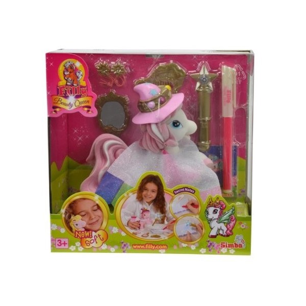 Simba 105951535ABRA - Filly Beauty Queen Witchy avec Livre Magique - Couleurs Assorties