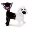 MGA Entertainment 518327E4C Bratzillaz Animal de Compagnie Barkthalameow Cloetta Spelletta 