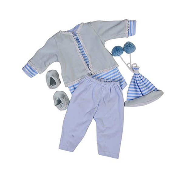 predolo Vêtements de Poupée Fit 2 Vêtements Décontractés de Poupée Dress Up