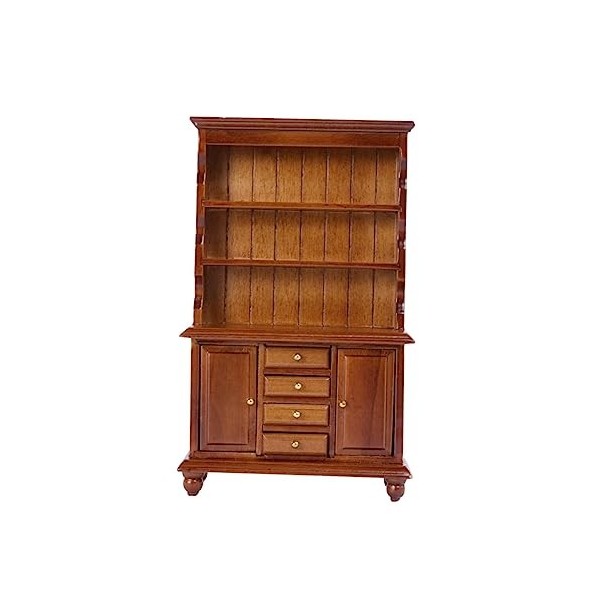ibasenice Maison De Poupée Meubles Miniature Meubles Mini Meubles Miniature en Bois Cabinet Mini Meubles Placard Mini Maison 