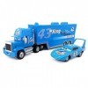 Pixar Voitures Mack Oncle Flash McQueen King Francesco Poussins Hicks Hudson Camion et Voiture Set 1:55 Diecast Modèle Jouet 