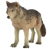 Figurine de Loup, Simulation Miniature modèle Animal de Faune Solide Jouet éducatif Collection décorative Cadeau pour Enfants