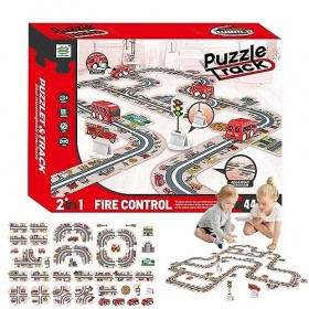 Jouets de Voie ferrée avec Voiture,Ensemble de Jouets éducatifs Montessori Puzzle | Jouets de pré-Maternelle pour récompenses