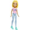 Barbie FHV73 On-The-Go blonde avec T-shirt Hello rose 