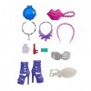 Barbie Fashion Pack - GRC15 - Beauty Fashion Storytelling Pack - Contient 11 accessoires