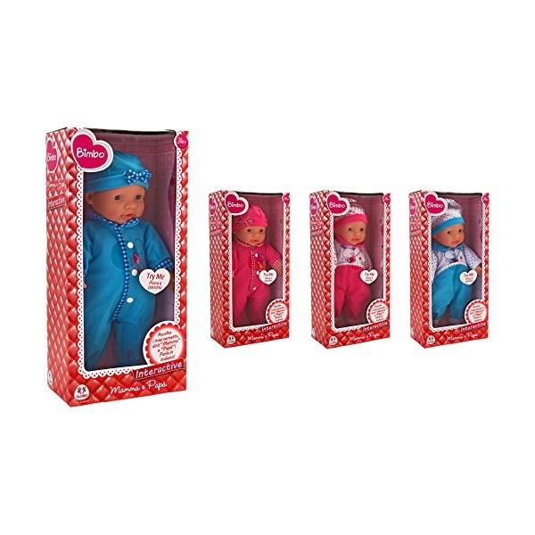 Globo Toys Globo – 37355 40 cm 4 Assortis Bimbo Giggle poupée