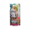 Coffret pour Barbie Blonde poupée Mannequin Chien + Valise + vêtement - Set poupée Mannequin Anniversaire + 1 Carte Tigre