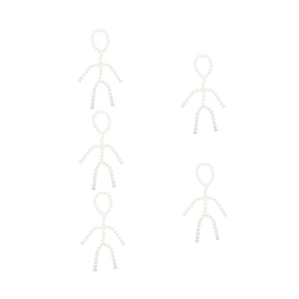 ibasenice 3 Pièces Poupée Articulation Squelette Poupée Squelette en Peluche Cadre De Poupée Squelette De Poupée Silencieux S