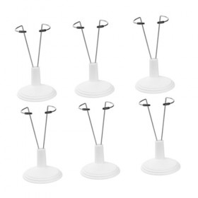 ibasenice 12 Pièces Mini Accessoires Enfants Jouets À Collectionner Présentoir Kidcraft Playset Support De Poupée Rack Figuri