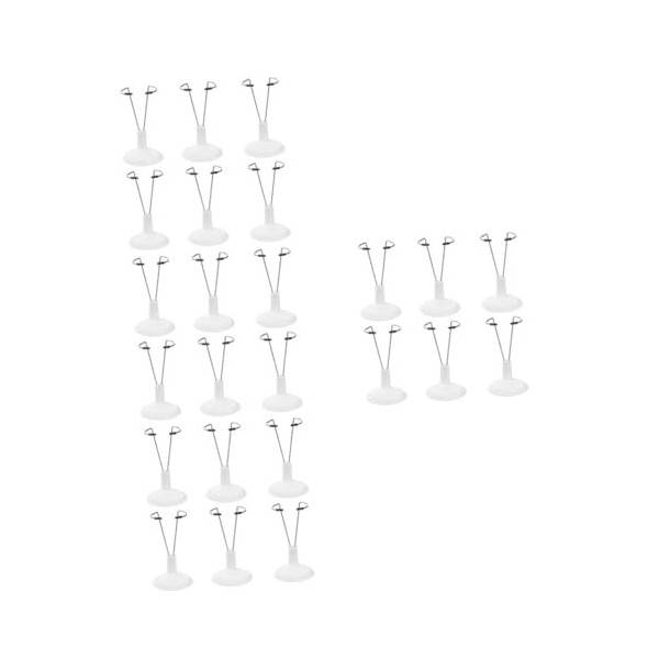 ibasenice 12 Pièces Mini Accessoires Enfants Jouets À Collectionner Présentoir Kidcraft Playset Support De Poupée Rack Figuri