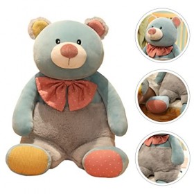 Toyvian Ours en Peluche Peluches Géantes Gros Animaux en Peluche Poupée Ours Doux Poupée Préscolaire Animal en Peluche Noël e