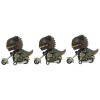 Toyvian 2Pcs Tyrannosaurus Rex Pull Machine Moto pour Enfants Halloween Décor Garçons Jouets Inertie Véhicules Tout-Terrain E