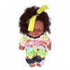 Vakitar Poupées de Fille Africaine Noire Simulation Baby Play Doll Children Kids Toddler Toy, pour la Maison, Cadeau dannive