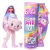 Barbie Coffret Poupée Mannequin Cutie Reveal Série T-Shirt Confort « Star » Incluant 10 Surprises, Costume Caniche En Peluche