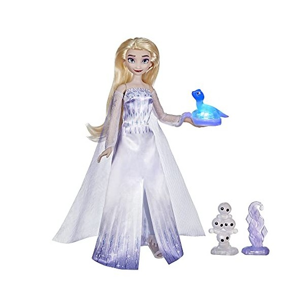 Disney La Reine des neiges 2, Elsa parlante et ses amis, poupée Elsa, sons et phrases, pour enfants, à partir de 3 ans