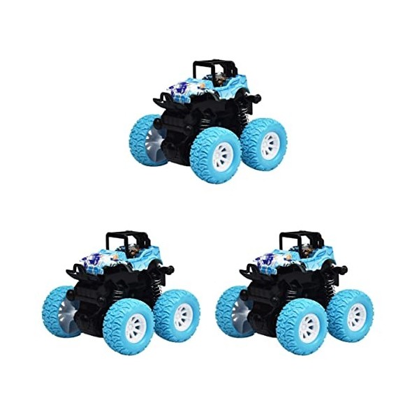 TOYANDONA 2 Pcs Jouet Voiture Anti-Impact Lecteur Quatre Inertie Pays Voitures pour Minis Anniversaire Enfants Garçons Modèle