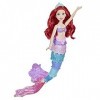 Disney Princesses - Poupee Mannequin Ariel sirène Arc-en-Ciel - 30 cm, No Color, 1 pièce