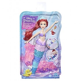Disney Princesses - Poupee Mannequin Ariel sirène Arc-en-Ciel - 30 cm, No Color, 1 pièce