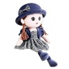 Qchomee Poupée de Chiffon Fille Mignonne Jouet en Peluche Bébé Douce Poupée Ornement Maison Mini-Princesse Chapeau et Vêtemen