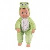 Smoby - Minikiss Poupon Crocodile - 30cm - Corps Souple - Piles Incluses - 210128WEB Vert