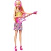 Barbie Big City Big Dreams poupée Malibu Chanteuse en robe avec micro et guitare, chansons et musique, jouet pour enfant, GYJ