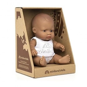 Miniland Miniland31148&nbsp;21&nbsp;cm Hispaniques Petite Fille sans sous-vêtements en Sac