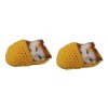 SEWACC 3Pcs Gabby Jouets Poupées Miniatures Animaux en Peluche Chaton Qui Dort Figurine Peluche Chat Pantoufles Chat dans La 