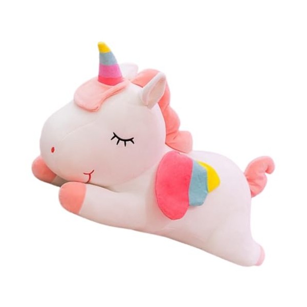 Toyvian Poupée Licorne Oreillers Doux Jouets pour Enfants pour Les Filles Jouets en Peluche Chambre denfant Décor De Licorne