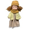 Qiuwaihei Doll Waldorf 9,5 Pouces de Dessin Doux poupées de Chiffon pour Filles avec Un Costume de Sombre Petite Adorable pou