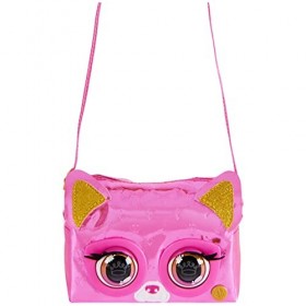 Purse Pets, Metallic Mood, Flashy Frenchie, Animal et Sac à bandoulière interactif avec Plus de 30 Effets sonores et réaction