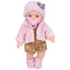 Reborn Dolls Poupées Réalistes pour Bébés Reborn 11,8 Pouces, Poupée Réaliste Lavable pour Fille avec des Vêtements Mignons E