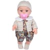 Reborn Dolls Poupées Bébé Reborn 11,8pouces Lavable Réaliste Bébé Poupée Pour Fille Avec Des Vêtements Mignons Et Joint Mobil