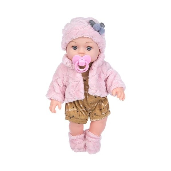 Reborn Dolls Poupées Bébé Reborn 11,8pouces Lavable Réaliste Bébé Poupée Pour Fille Avec Des Vêtements Mignons Et Joint Mobil