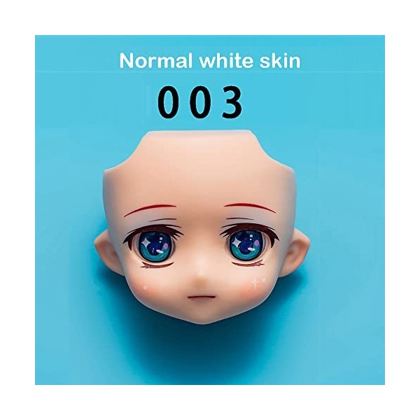 Tête de poupée Ob11 YMY Coquille de tête Chauve + Coquille de tête arrière + Support Facial pour poupée 1/12bjd, GSC, YMY, Co