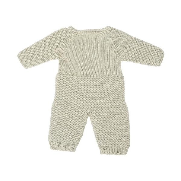 Miniland Pyjama vert en tricot pour poupée de 32 cm, fabriqué en Espagne avec textile recyclé Miniland Dolls.