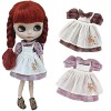 XiDonDon BJD poupée vêtements Robe Costume pour Blyth, Ob24, Licca, Azone BJD poupée Accessoires Jouets vêtements set4 