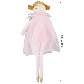 BALRAJ Poupée Moelleuse pour Bébé Fille, Mignonne Petite Fille, Jouet De Jeu, Poupée en Peluche Douce pour Dormir, Cadeaux d