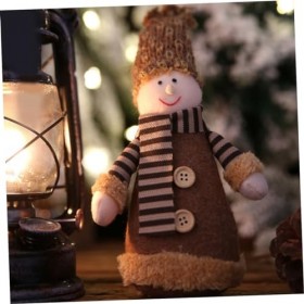 Totority Décor De Noël Décoration De Bureau 3 Pièces Poupée De Bureau Chapeau Tricoté pour Homme Noël Décoration De Noël