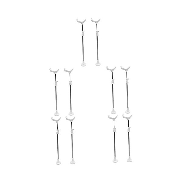 ibasenice 4 Pcs Poupée Stand Bjd Poupées Figure Stand Ombre Haute Porcelaine Poupée Jouet Bébé Poupée Action Figure Support D