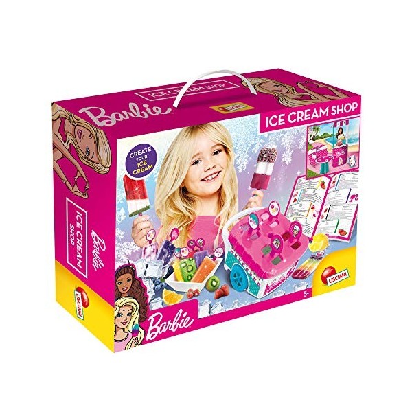 Lisciani - Barbie - Chariot de glaces - Jeu Creatif pour les petite filles a partir de 5 ans