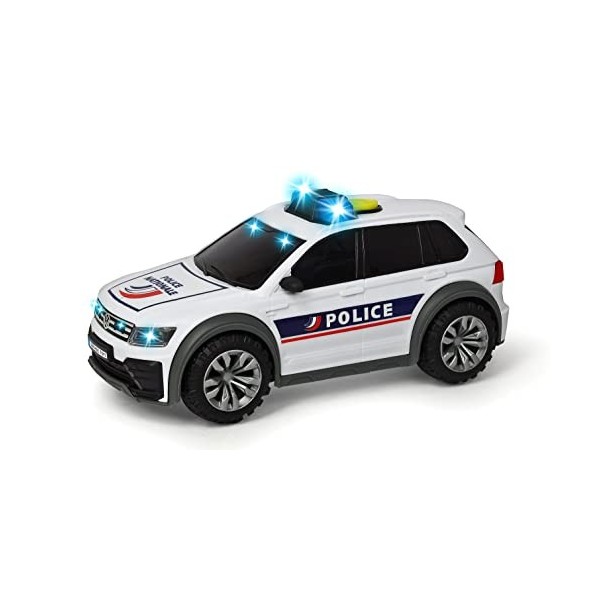 Dickie - Volkswagen Tiguan - 25cm - Voiture de Police - Effets Sonores et Lumineux - Piles Incluses - Dès 3 ans - 20371401600