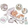 Smoby - Baby Nurse - Sac à Langer - pour Poupons et Poupées - Matelas et Porte-biberon Inclus - 7 Accessoires - 220369WEB